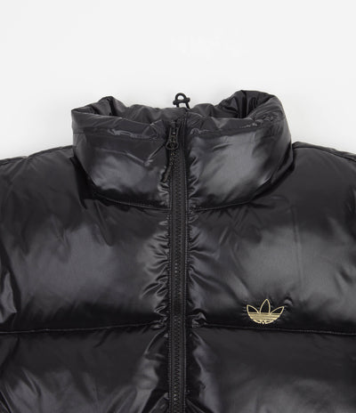 Adidas Tyshawn Puff Jacket - Black / Collegiate Green