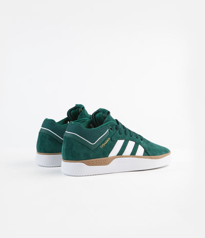 Adidas Tyshawn Shoes - Collegiate Green / White / Gum4