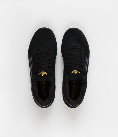 Adidas Tyshawn Shoes - Core Black / Core Black / Gold Metallic
