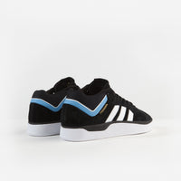 Adidas Tyshawn Shoes - Core Black / White / Light Blue thumbnail