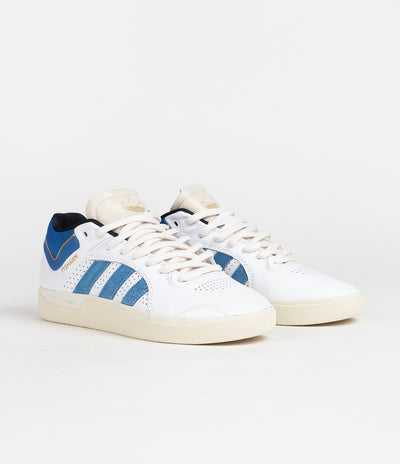 Adidas Tyshawn Shoes - FTWR White / Custom / Royal Blue