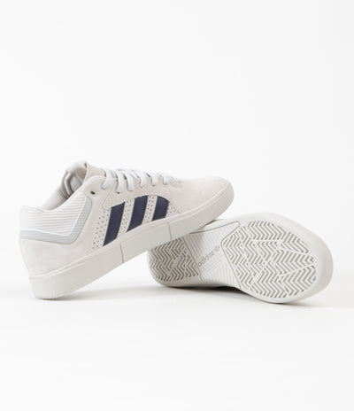 Adidas Tyshawn Shoes - Grey One / Collegiate Navy / FTWR White