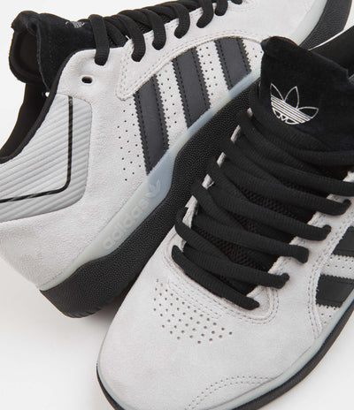 Adidas Tyshawn Shoes - Grey Two / Core Black / Silver Metallic