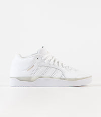 Adidas Tyshawn Shoes - White / White / White