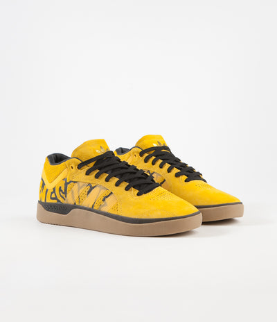 Adidas Tyshawn x Fucking Awesome Shoes - Active Gold / Core Black / Gum
