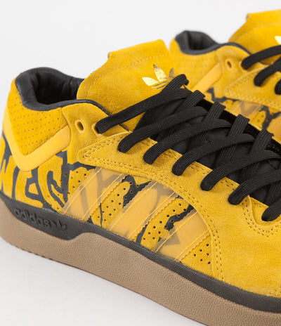Adidas Tyshawn x Fucking Awesome Shoes - Active Gold / Core Black / Gum