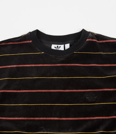 Adidas Velour Jersey - Black / Legacy Red / Legacy Gold / Off White