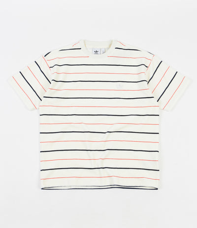 Adidas Velour Jersey - Off White / Collegiate Navy / Scarlet