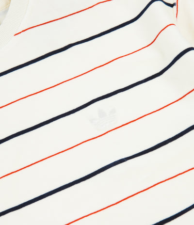 Adidas Velour Jersey - Off White / Collegiate Navy / Scarlet