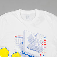 Adidas Vetter T-Shirt - White / Blue / Bright Yellow / Red thumbnail