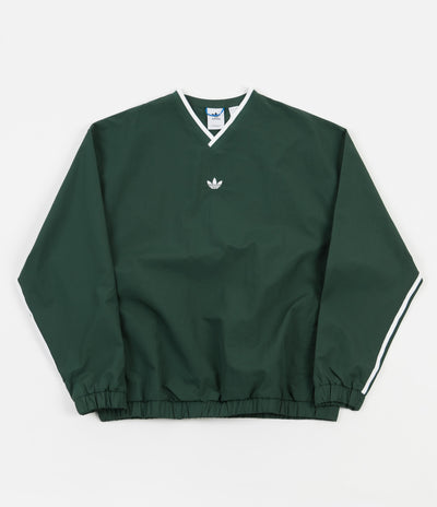 Adidas Windbreaker Sweatshirt - Collegiate Green - White