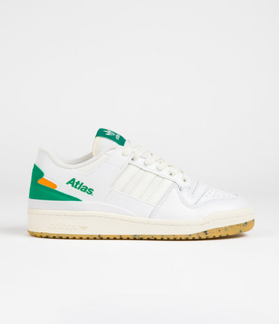 Adidas x Atlas Forum ADV Shoes - FTWR White / Off White / Court Green