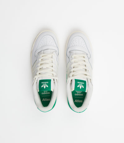 Adidas x Atlas Forum ADV Shoes - FTWR White / Off White / Court Green