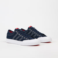 Adidas x Bonethrower Matchcourt Shoes - Collegiate Navy / White / Red thumbnail