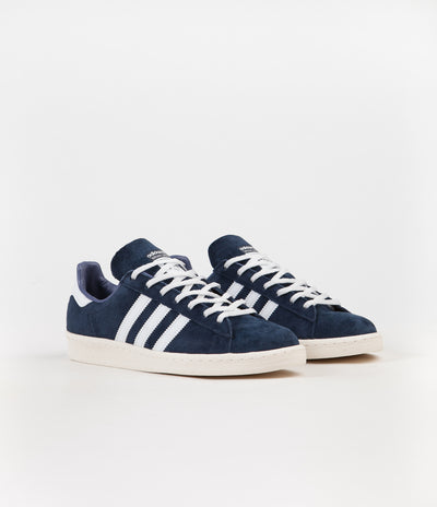 Adidas x Brian Lotti Campus 80's 'Respect Your Roots' Shoes - Collegiate Navy / FTW White / Core White