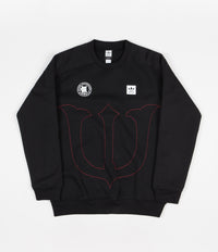 Adidas x Evisen Crewneck Sweatshirt - Black / Scarlet