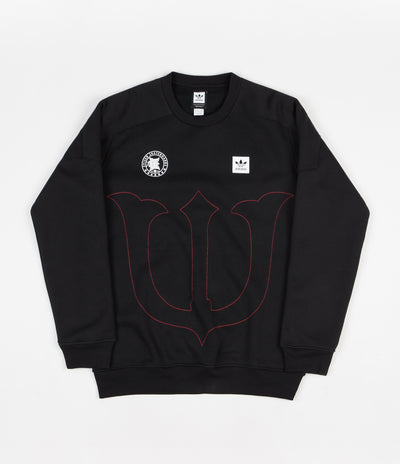Adidas x Evisen Crewneck Sweatshirt - Black / Scarlet