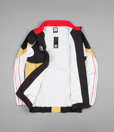 Adidas x Evisen Jacket - Black / White / Pyrite / Scarlet