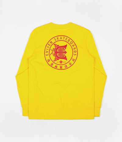 Adidas x Evisen Long Sleeve T-Shirt - Yellow / Scarlet