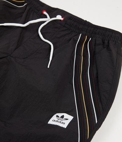 Adidas x Evisen Track Pants - Black / White / Scarlet / Pyrite