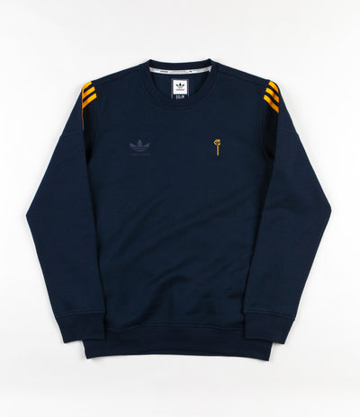 Adidas x Hardies Crewneck Sweatshirt - Collegiate Navy / Collegiate Gold