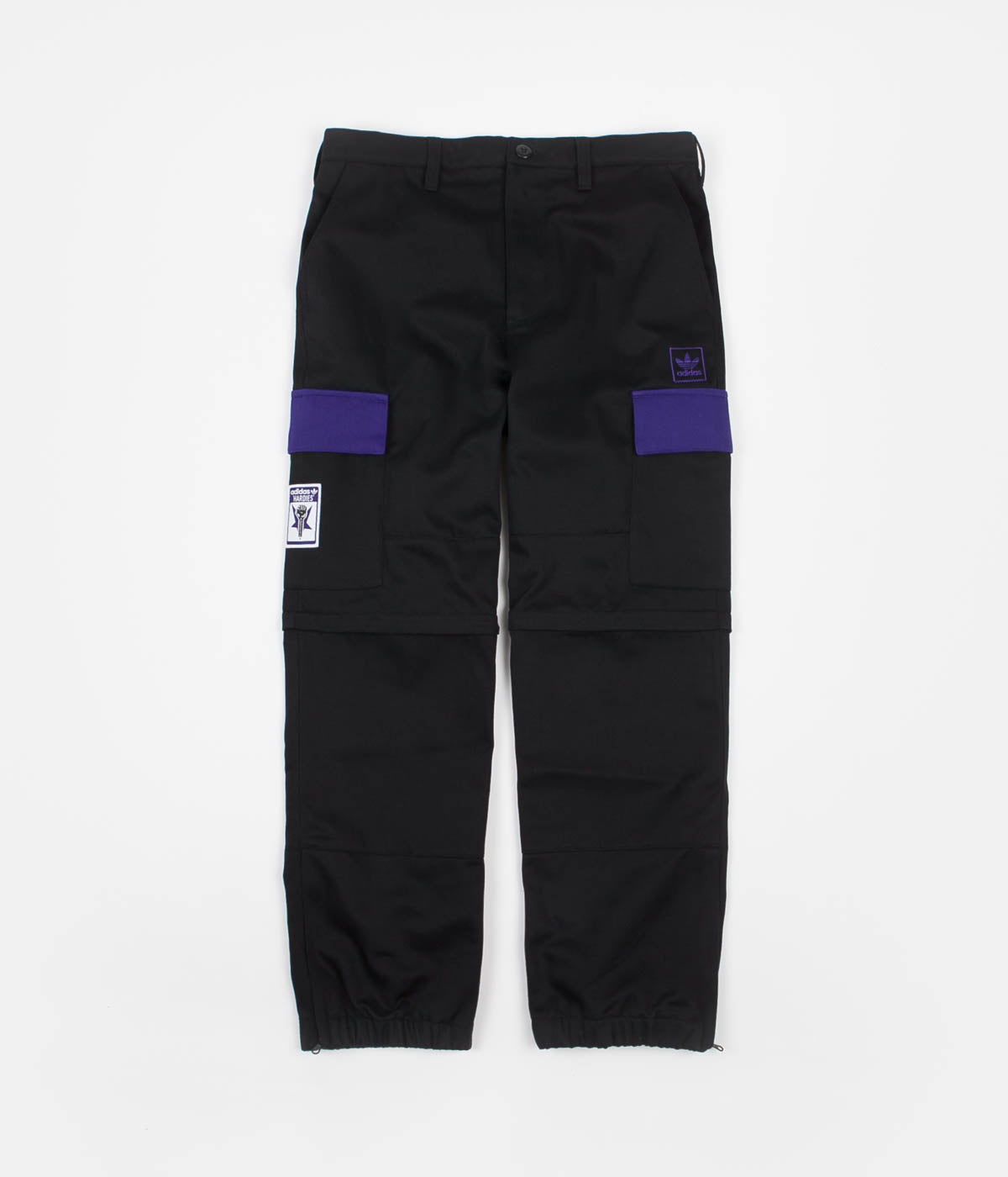 Adidas x Hardies Track Pants Black / Collegiate Purple Flatspot