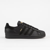 Adidas x Kader Superstar ADV Shoes - Core Black / Core Black / Gold Metallic thumbnail