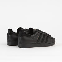 Adidas x Kader Superstar ADV Shoes - Core Black / Core Black / Gold Metallic thumbnail