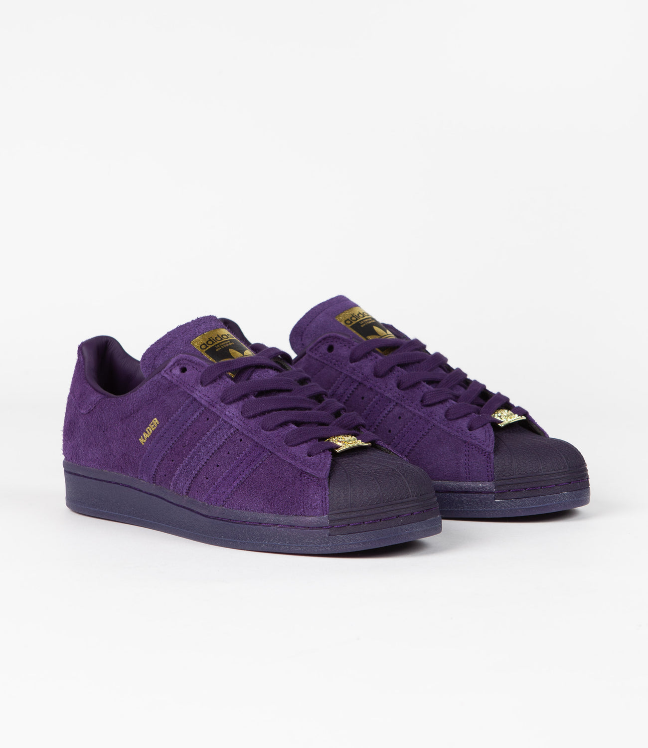 Purple metallic adidas Clearance
