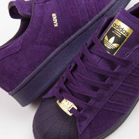 Adidas x Kader Superstar ADV Shoes - Dark Purple / Dark Purple / Gold Metallic thumbnail