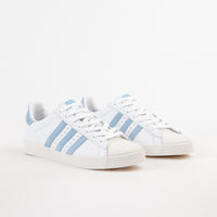 Adidas x Krooked Superstar Vulc Shoes - FTW White / Customised / Chalk White thumbnail