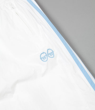 Adidas x Krooked Sweatpants - White / Clear Blue