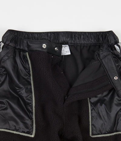 Adidas x Metropolitan Fleece Track Pants - Black / Yellow Tint / Real Magenta
