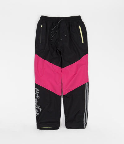 Adidas x Metropolitan Track Pants - Black / Real Magenta / Yellow Tint