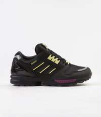 Adidas x Metropolitan ZX 8000 Shoes - Core Black / Yellow Tint / Customized