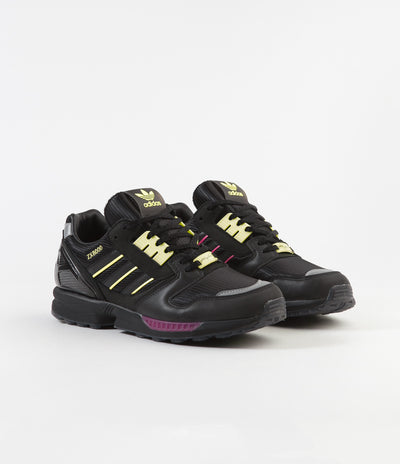 Adidas x Metropolitan ZX 8000 Shoes - Core Black / Yellow Tint / Customized