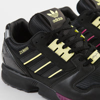 Adidas x Metropolitan ZX 8000 Shoes - Core Black / Yellow Tint / Customized thumbnail
