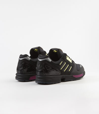 Adidas x Metropolitan ZX 8000 Shoes - Core Black / Yellow Tint / Customized
