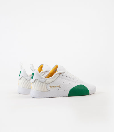 Adidas x Na-Kel 3ST.003 Shoes - Cloud White / Bold Green / Bold Gold