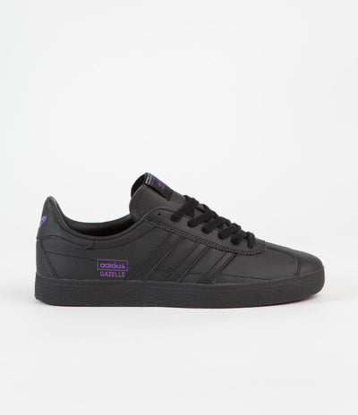 Adidas x Paradigm Gazelle Adv Shoes - Core Black / Core Black / Active Purple
