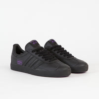 Adidas x Paradigm Gazelle Adv Shoes - Core Black / Core Black / Active Purple thumbnail