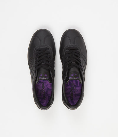 Adidas x Paradigm Gazelle Adv Shoes - Core Black / Core Black / Active Purple