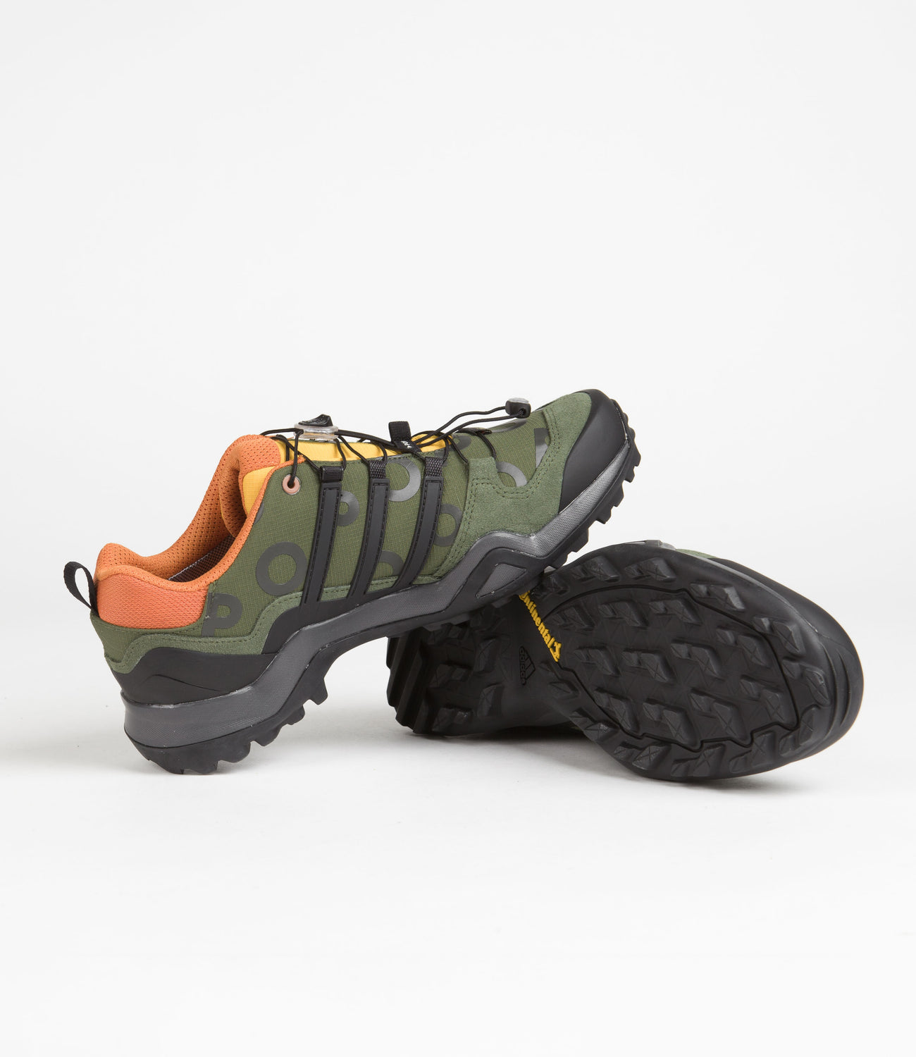 Adidas x Pop Trading Company Swift R2 GTX Shoes - Wild Pine / Core Bla |  Flatspot