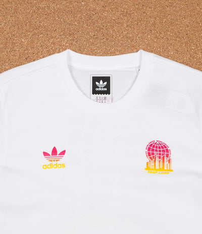 Adidas x Trap Lord Ferg T-Shirt - White / EQT Yellow / Bold Pink