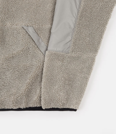 Adidas Zip Fleece - Feather Grey / Orange