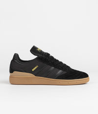 Adidas Busenitz Shoes - Core Black / Carbon / Gold Metallic