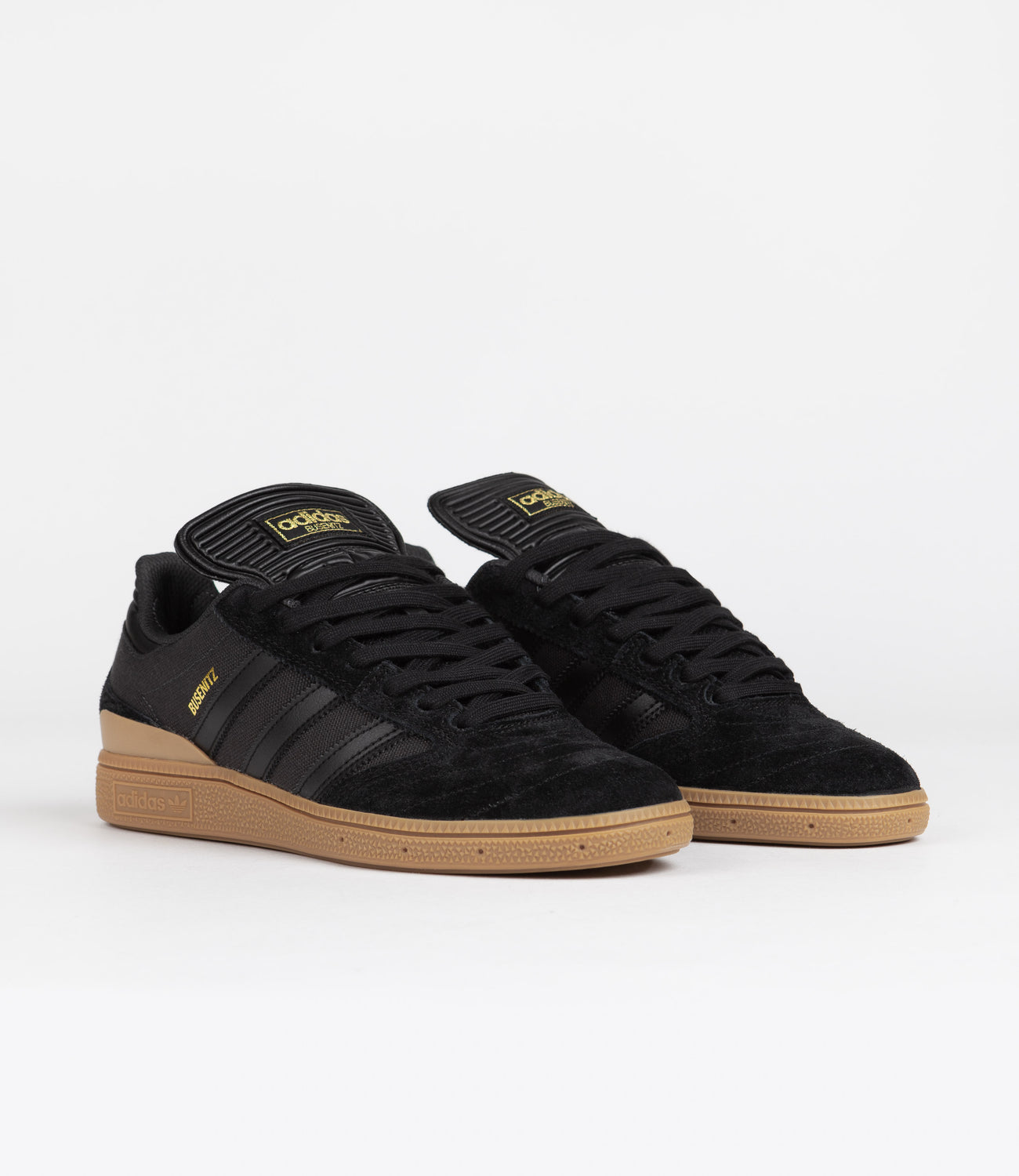 Adidas busenitz pro shoes black running white metallic hot sale gold