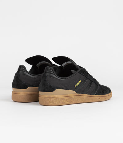 Adidas Busenitz Shoes - Core Black / Carbon / Gold Metallic