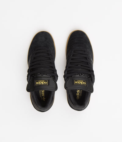 Adidas Busenitz Shoes - Core Black / Carbon / Gold Metallic
