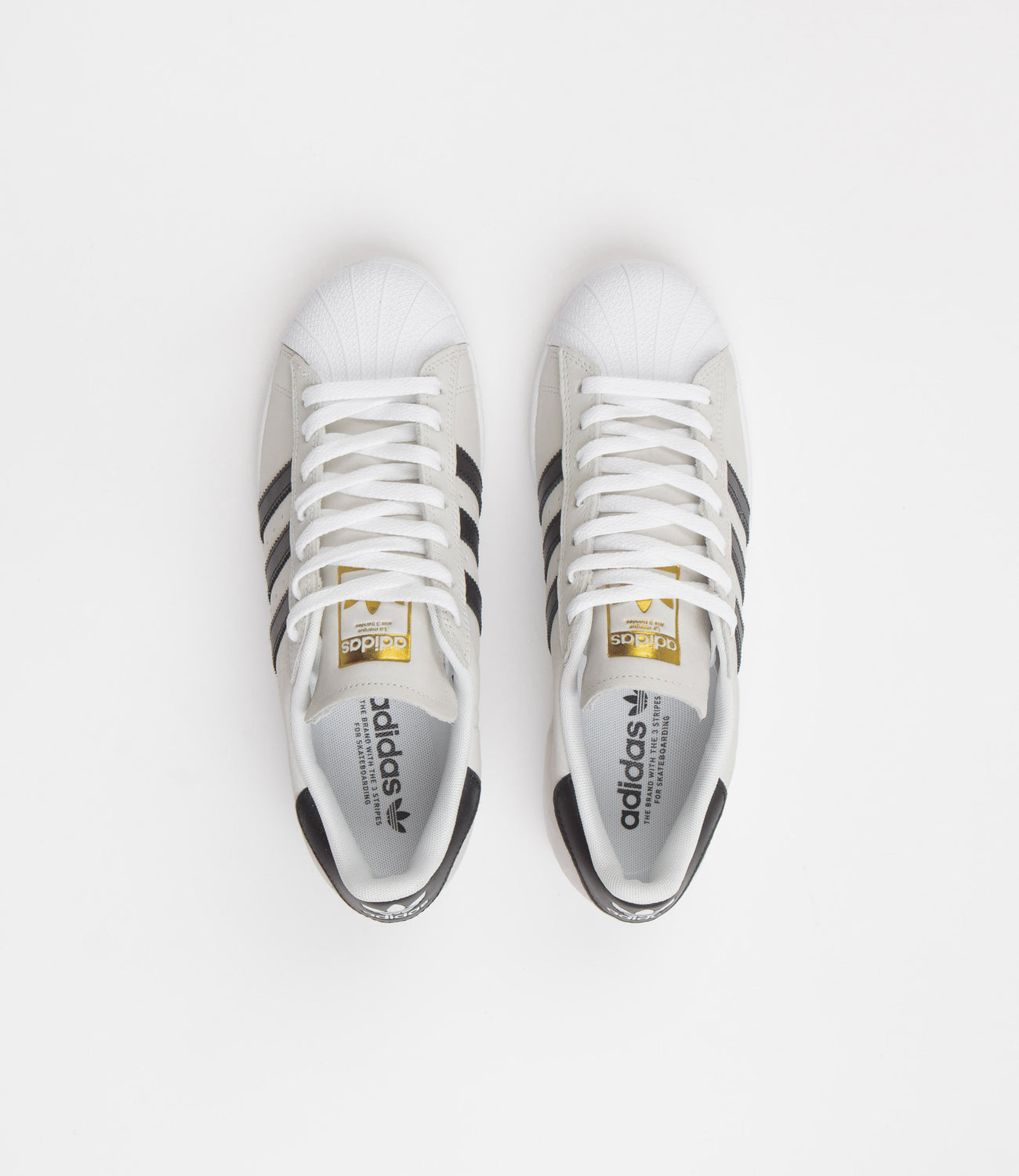 Superstar white with gold stripes Outlet